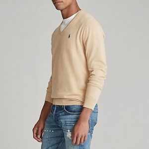 Polo Ralph Lauren Cotton V-Neck Sweater size L